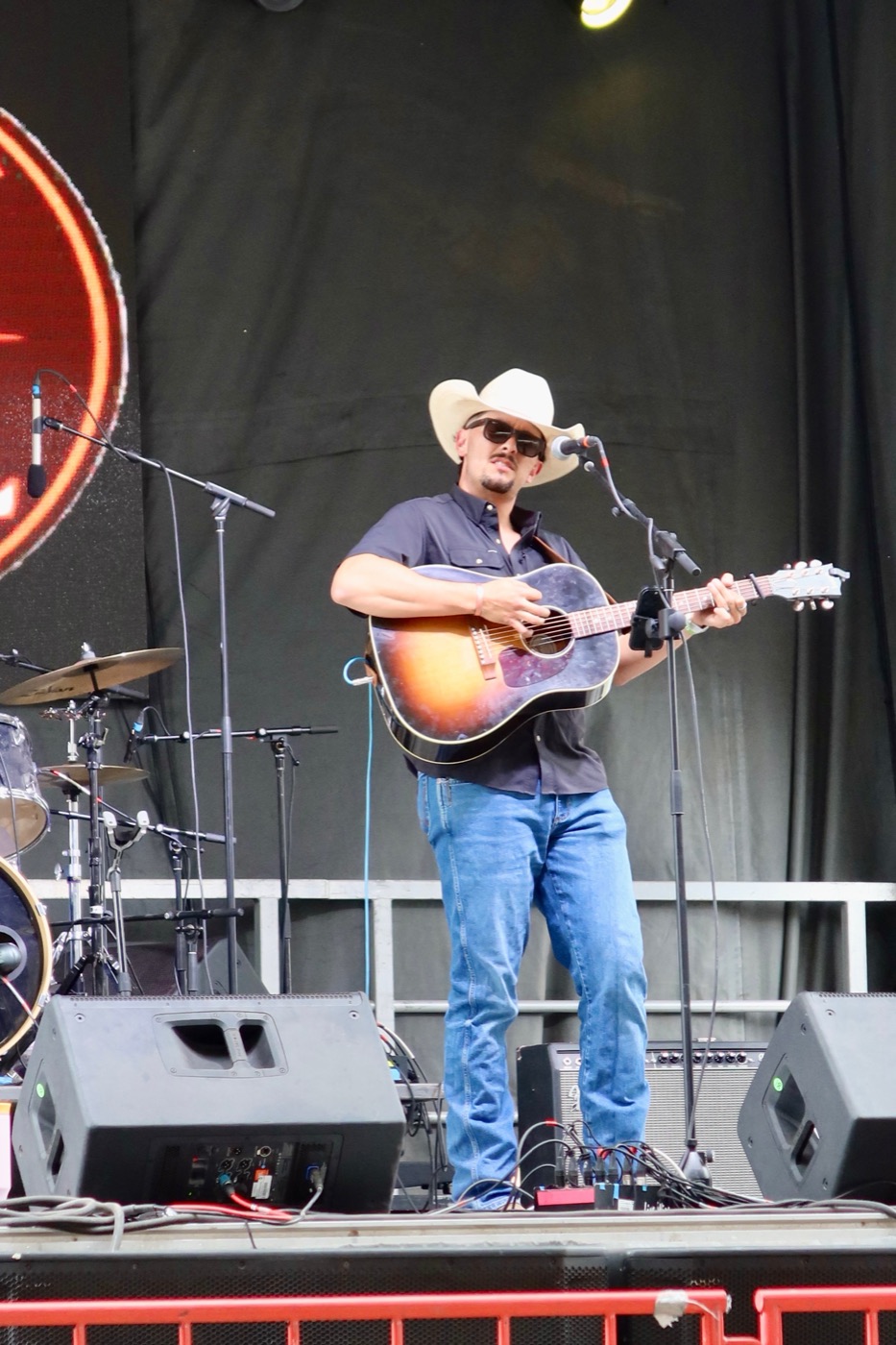 Nick Moody on a festival stage